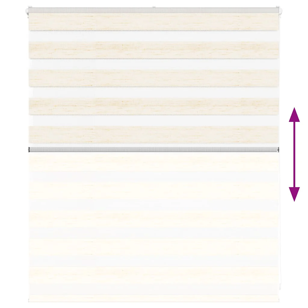 zebragardin marmorbeige 130x100 cm stofbredde 125,9cm polyester - Image 5