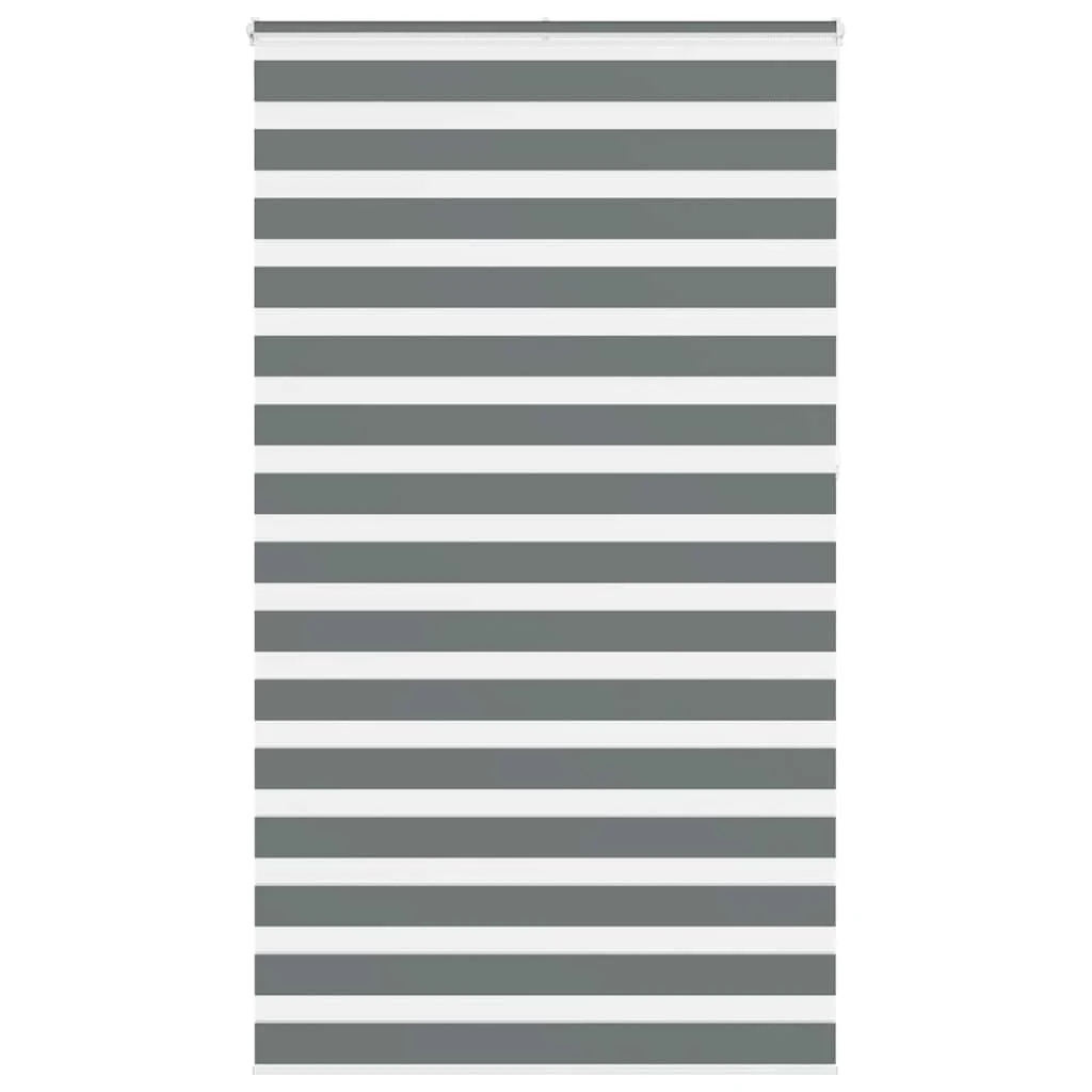 zebragardin mørkegrå 135x230 cm stofbredde 130,9 cm polyester