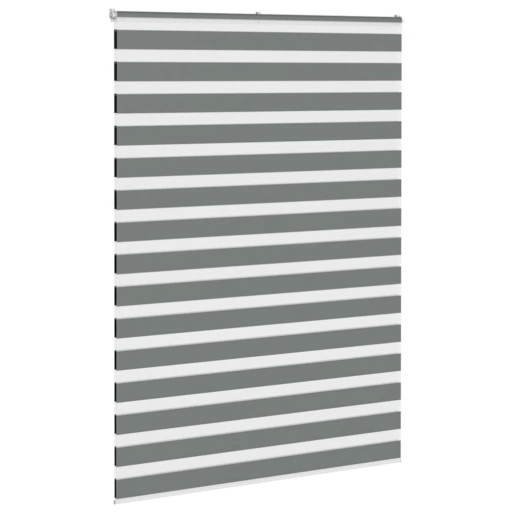zebragardin mørkegrå 155x230 cm stofbredde 150,9 cm polyester - Image 3