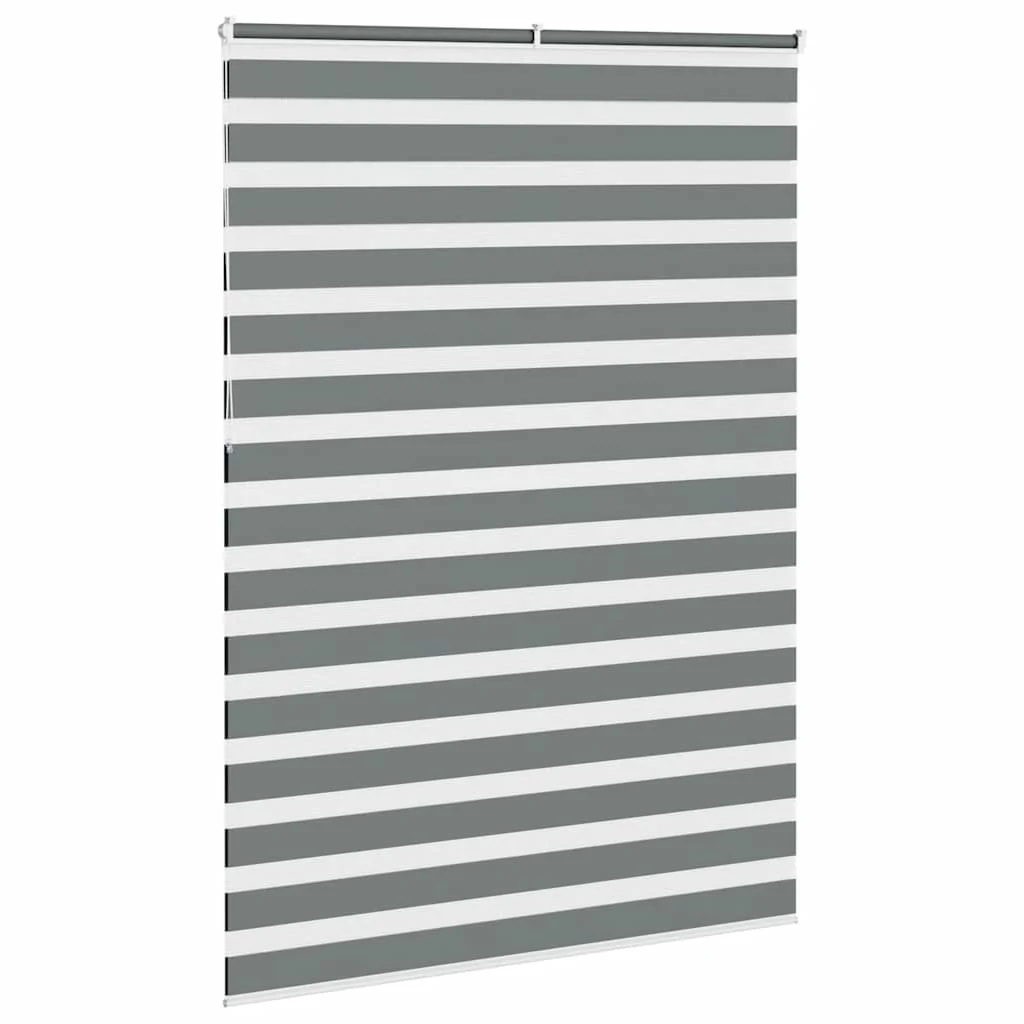 zebragardin mørkegrå 165x230 cm stofbredde 160,9 cm polyester - Image 4