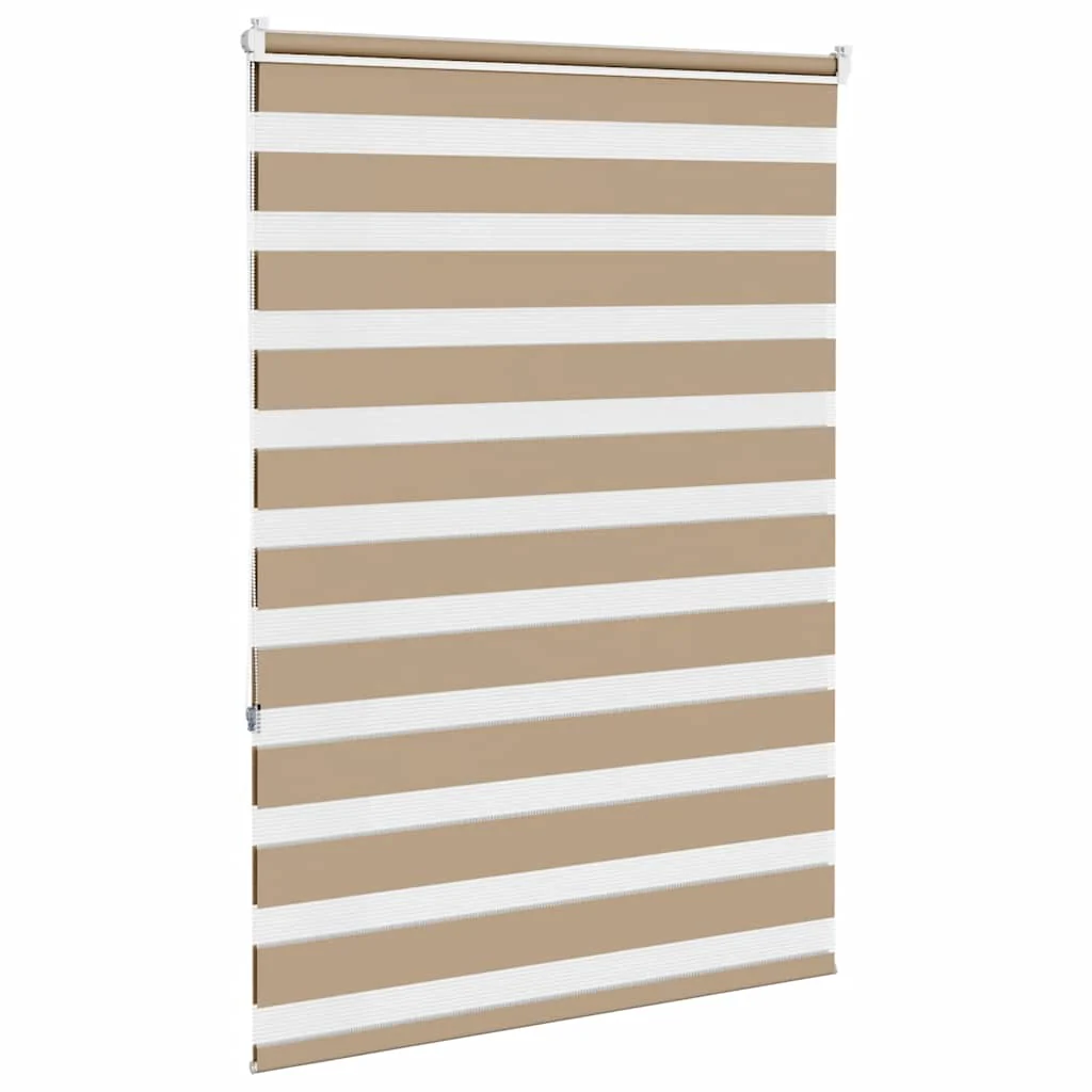 zebragardin sandbrun 110x150 cm stofbredde 105,9 cm polyester - Image 4