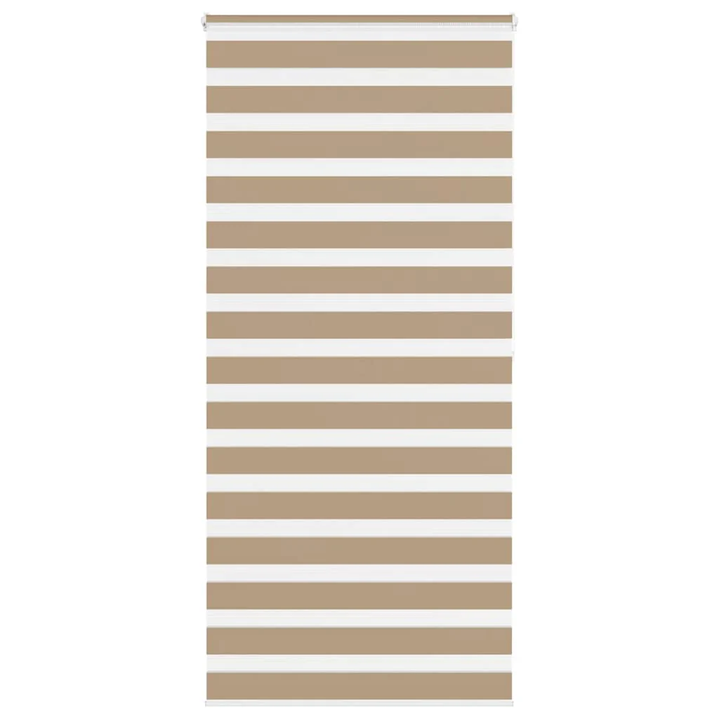 zebragardin sandbrun 110x200 cm stofbredde 105,9 cm polyester