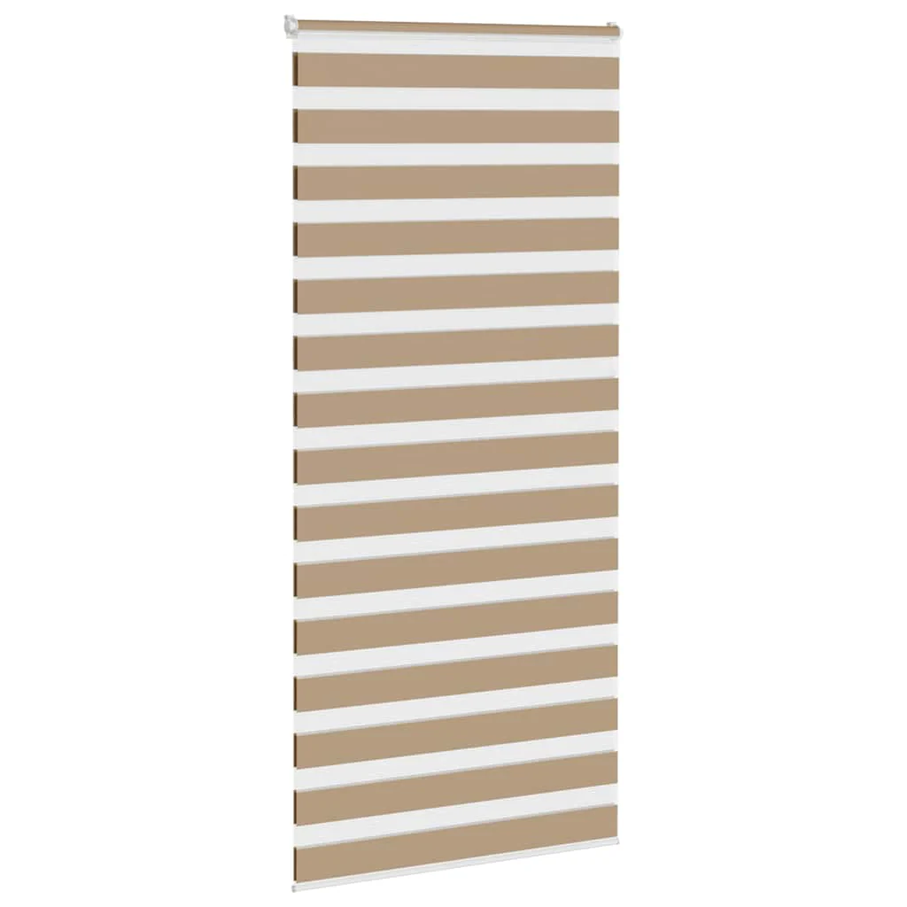 zebragardin sandbrun 110x200 cm stofbredde 105,9 cm polyester - Image 3