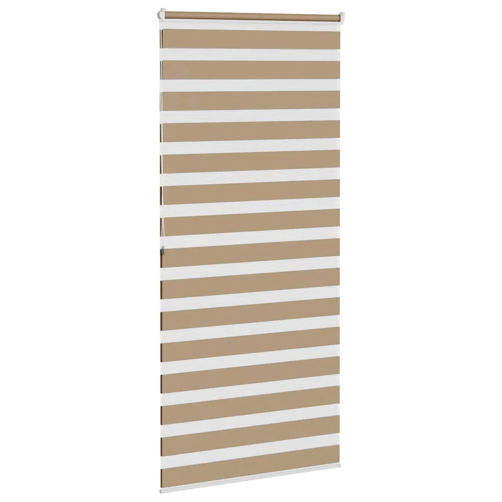 zebragardin sandbrun 110x200 cm stofbredde 105,9 cm polyester - Image 4
