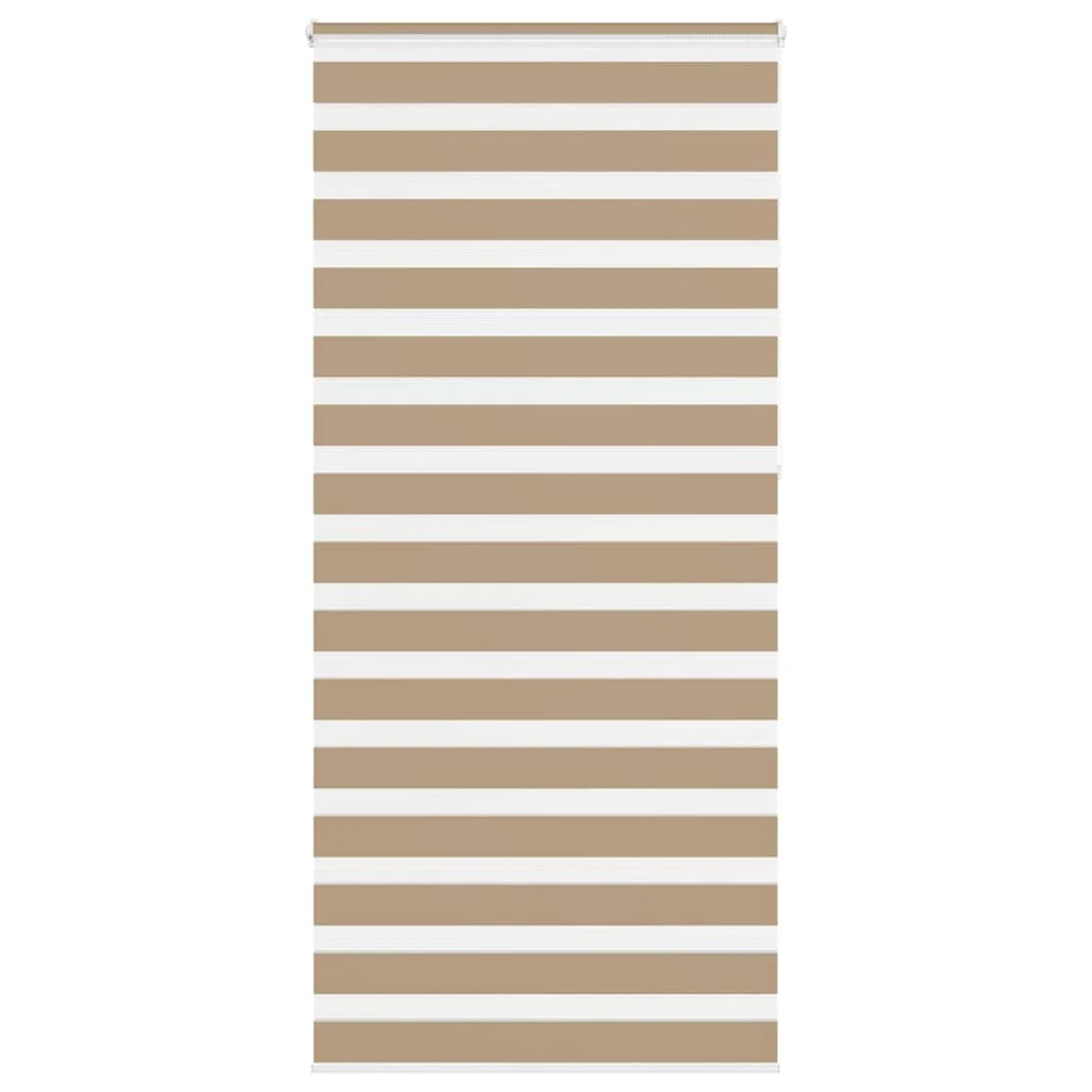 zebragardin sandbrun 115x230 cm stofbredde 110,9 cm polyester