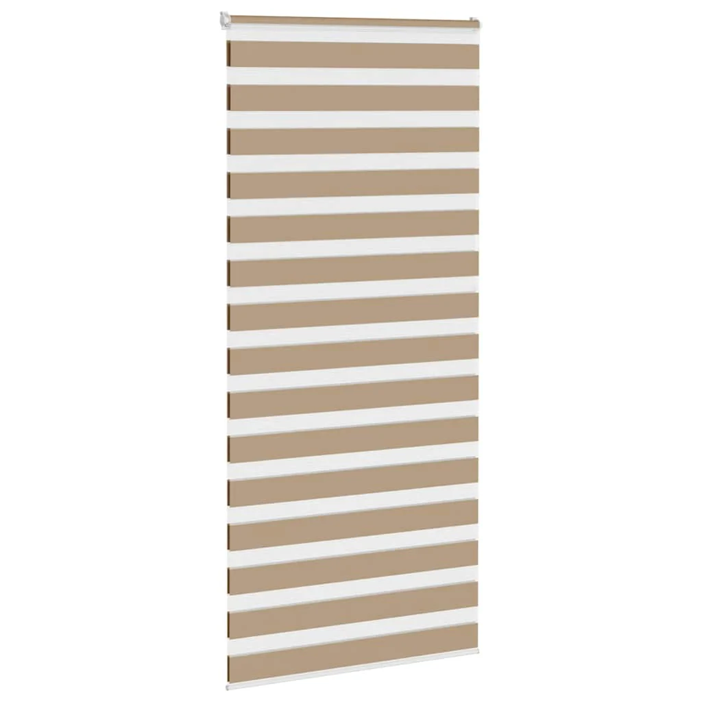 zebragardin sandbrun 115x230 cm stofbredde 110,9 cm polyester - Image 3