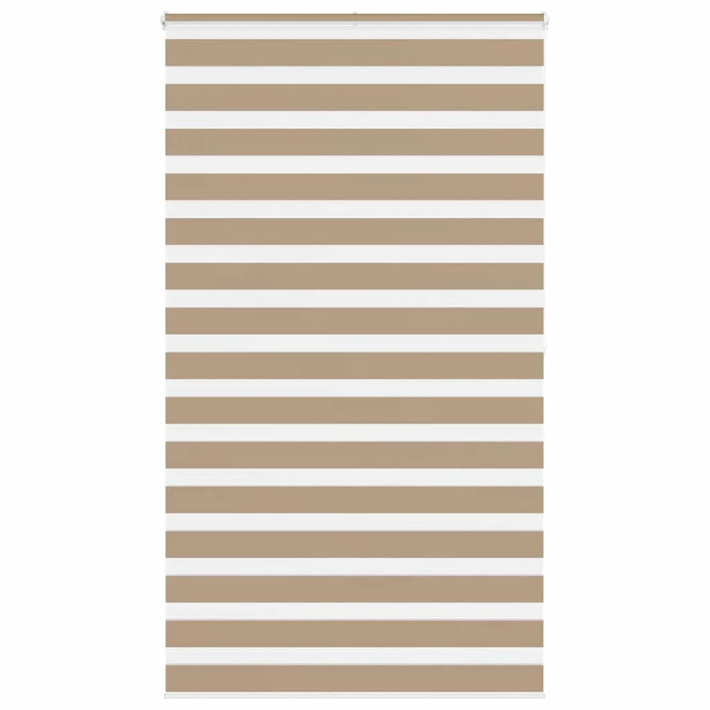 zebragardin sandbrun 125x200 cm stofbredde 120,9 cm polyester