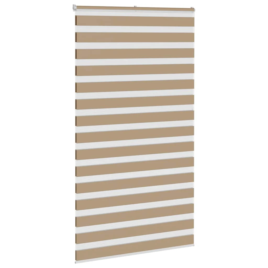 zebragardin sandbrun 125x200 cm stofbredde 120,9 cm polyester - Image 3