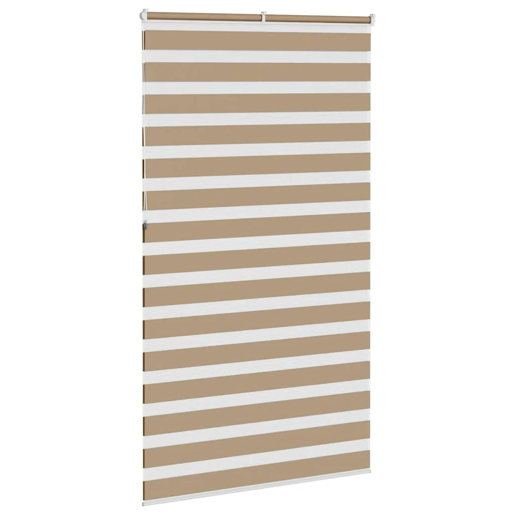 zebragardin sandbrun 135x230 cm stofbredde 130,9 cm polyester - Image 4
