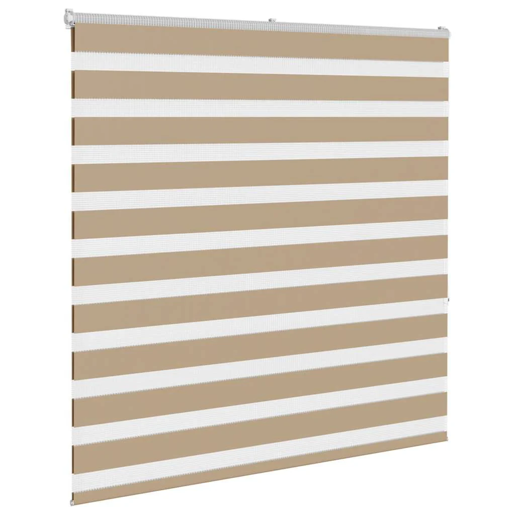 zebragardin sandbrun 140x150 cm stofbredde 135,9 cm polyester - Image 3