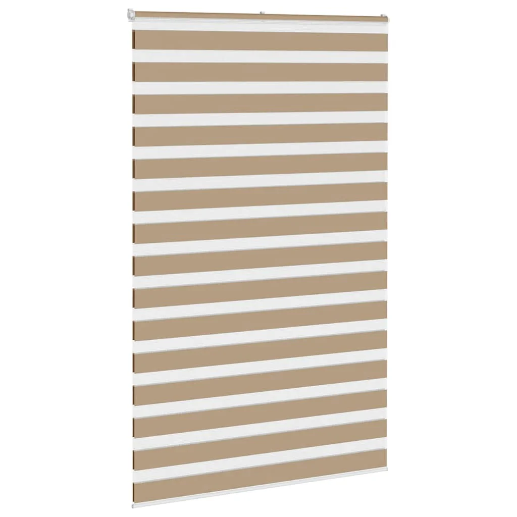zebragardin sandbrun 150x200 cm stofbredde 145,9 cm polyester - Image 3