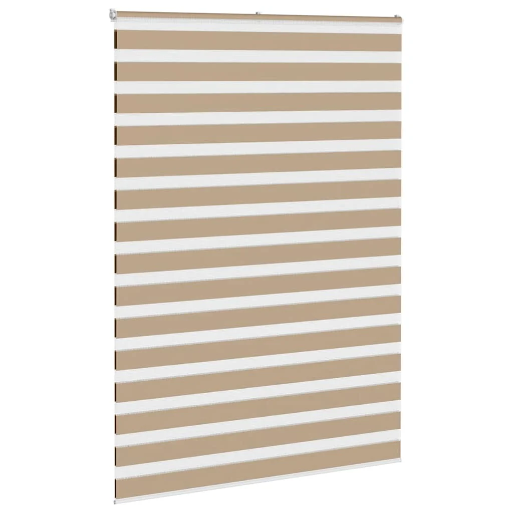 zebragardin sandbrun 155x230 cm stofbredde 150,9 cm polyester - Image 3