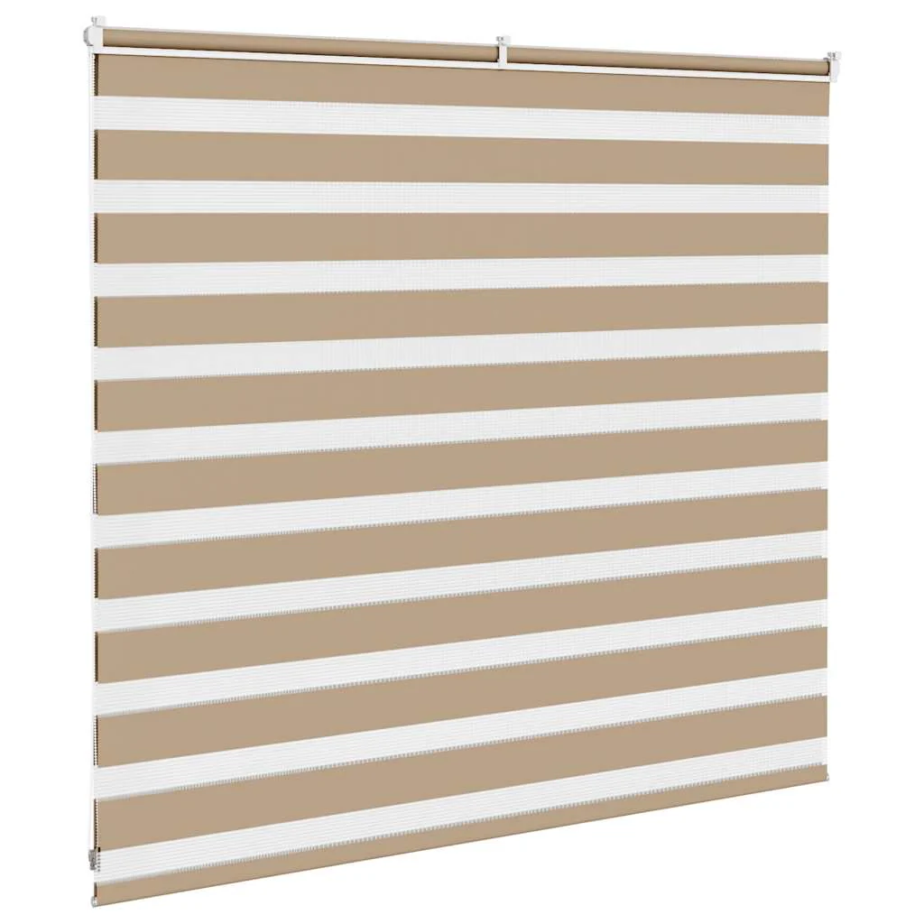 zebragardin sandbrun 160x100 cm stofbredde 155,9 cm polyester - Image 4