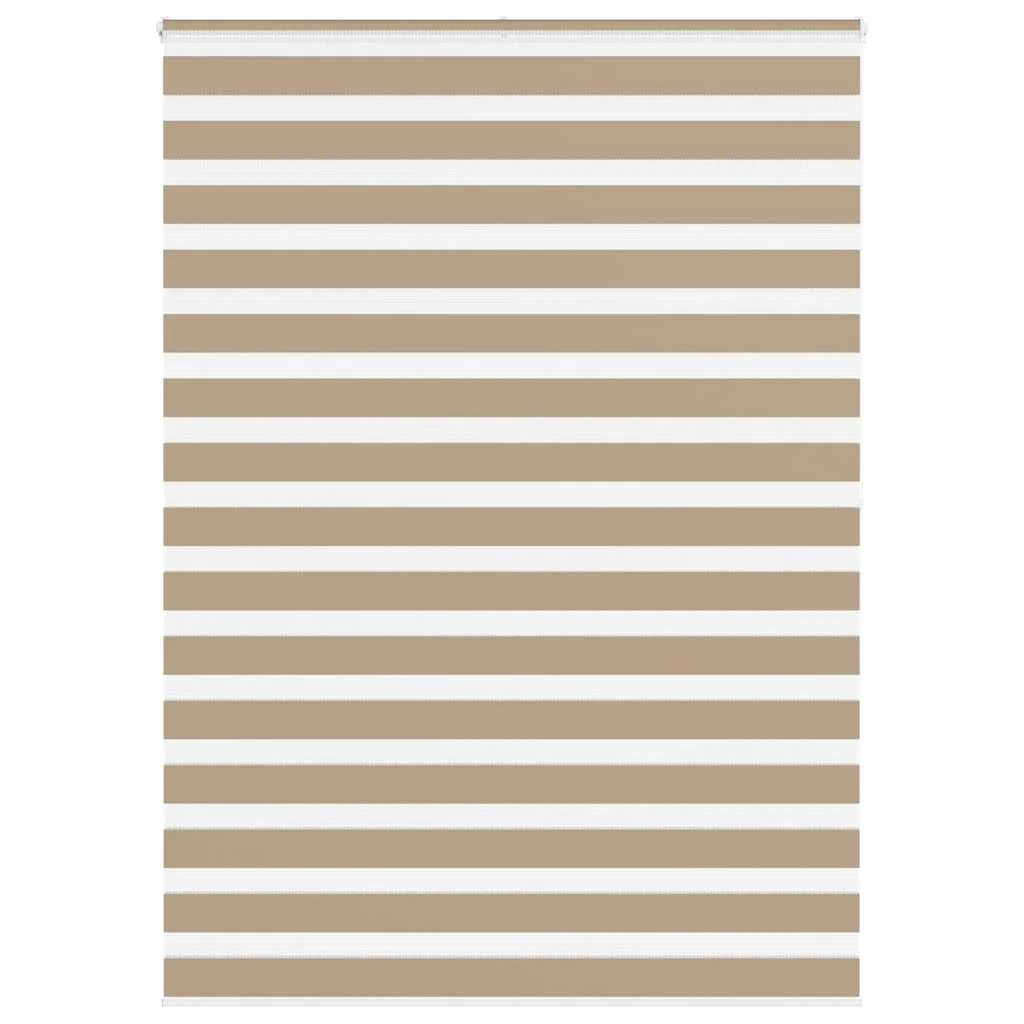zebragardin sandbrun 165x200 cm stofbredde 160,9 cm polyester