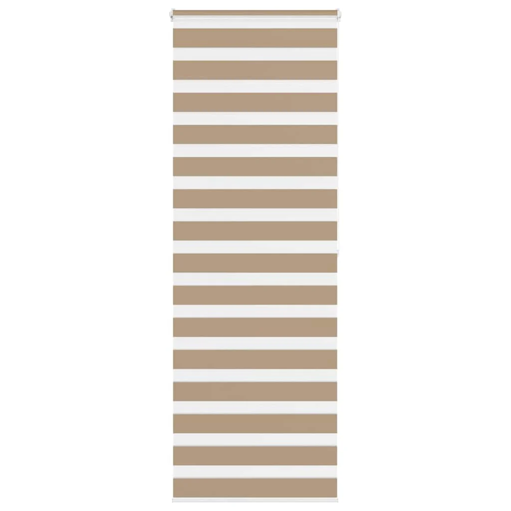 zebragardin sandbrun 80x200 cm stofbredde 75,9 cm polyester