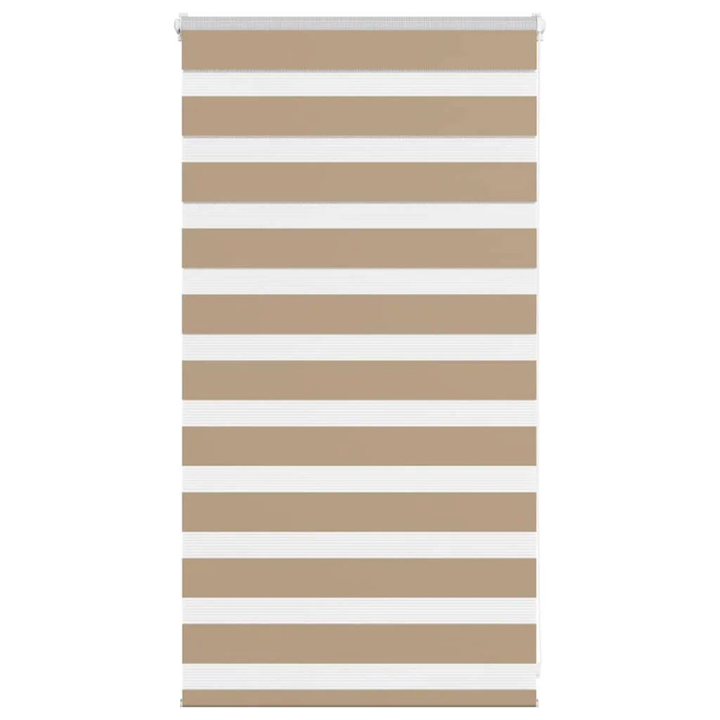 zebragardin sandbrun 90x100 cm stofbredde 85,9 cm polyester