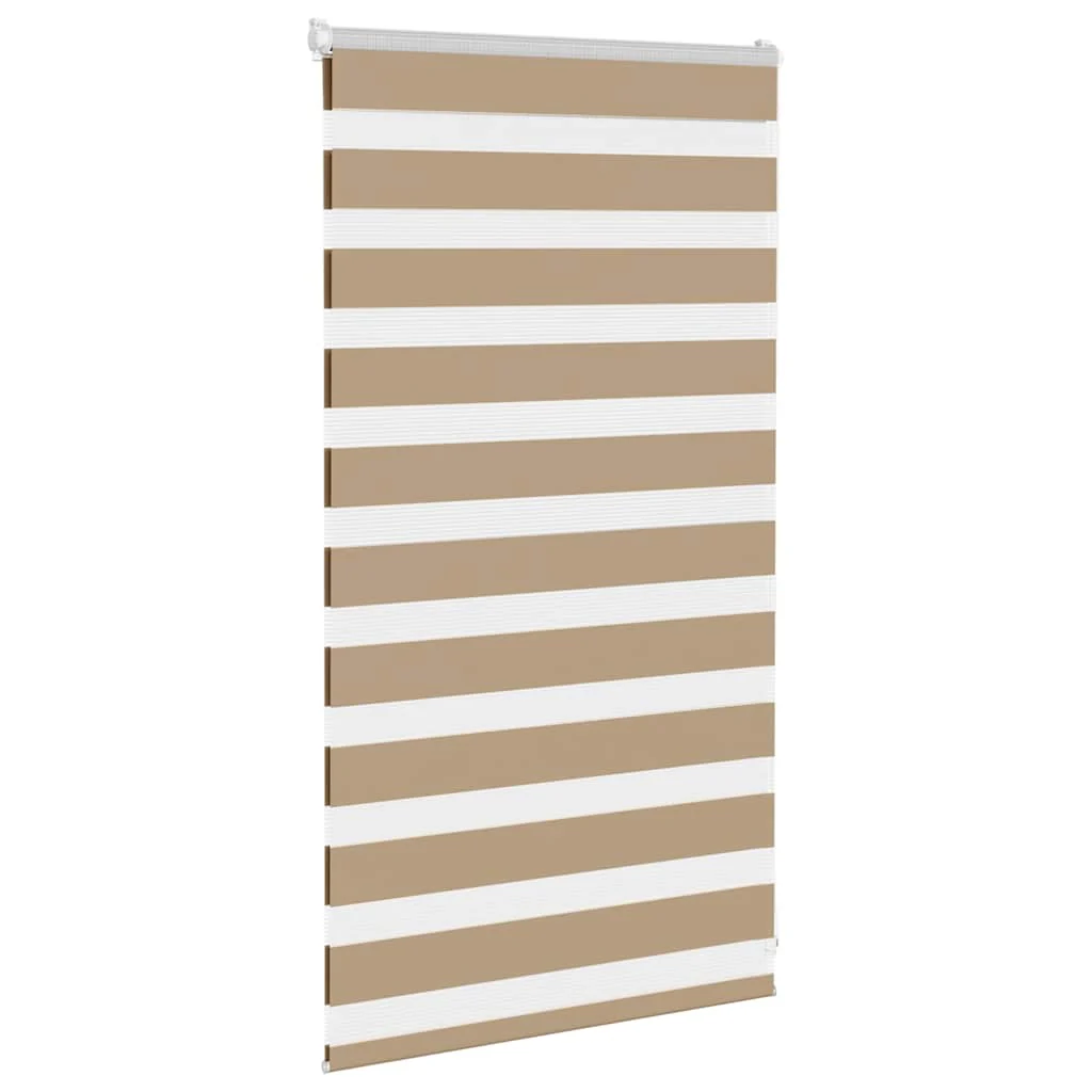 zebragardin sandbrun 90x100 cm stofbredde 85,9 cm polyester - Image 3