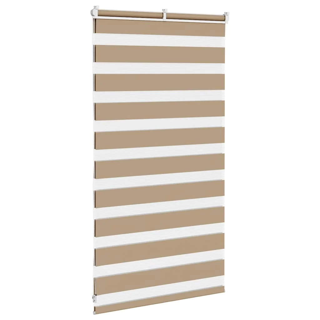 zebragardin sandbrun 90x100 cm stofbredde 85,9 cm polyester - Image 4