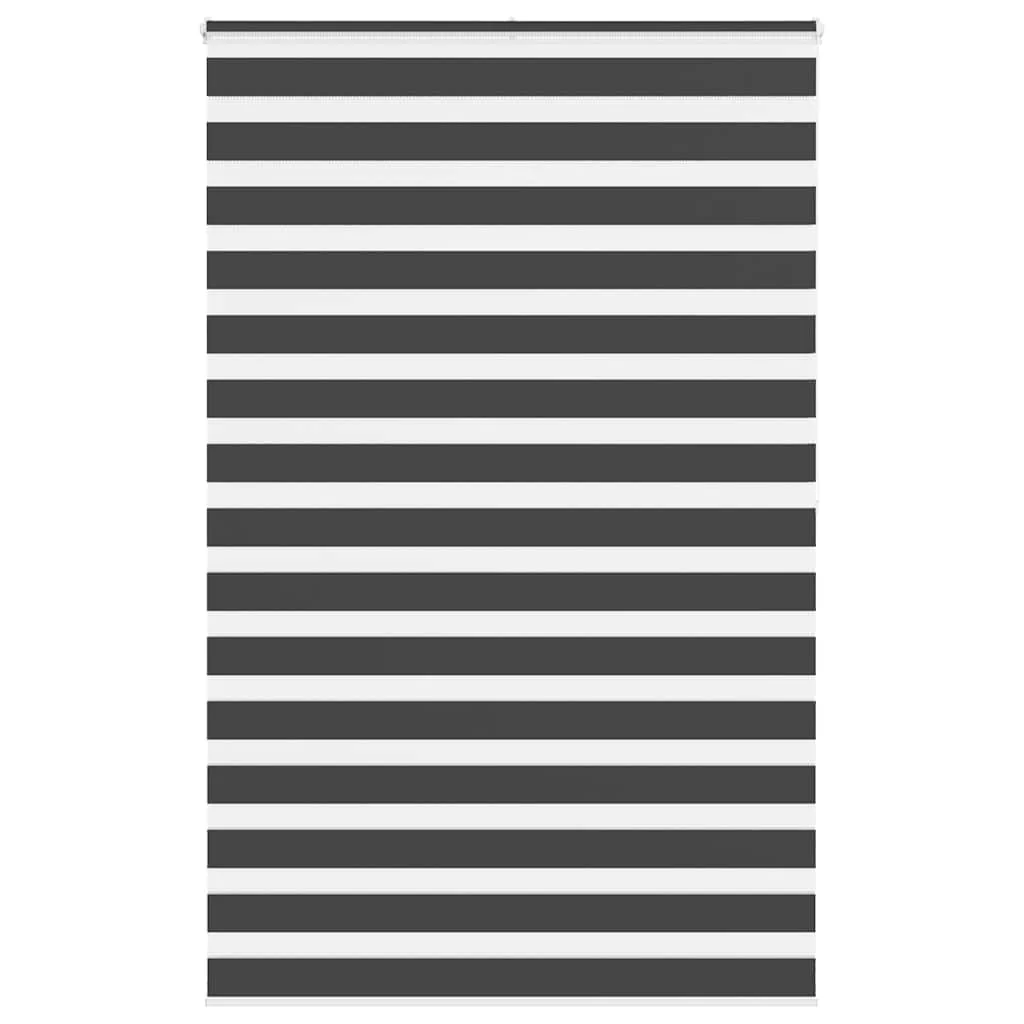 zebragardin sort 140x200 cm stofbredde 135,9 cm polyester