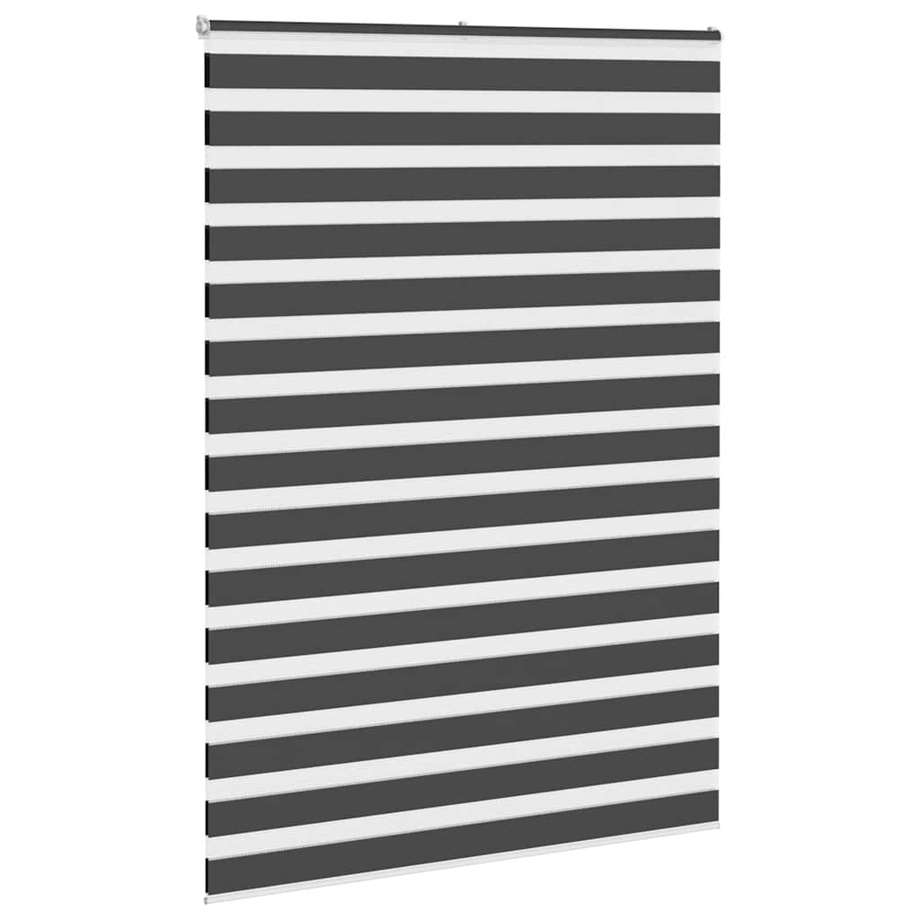 zebragardin sort 155x200 cm stofbredde 150,9 cm polyester - Image 3