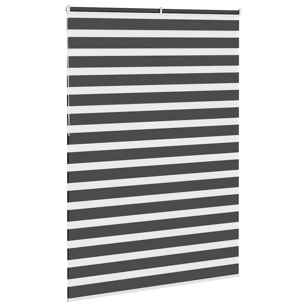 zebragardin sort 160x230 cm stofbredde 155,9 cm polyester - Image 4
